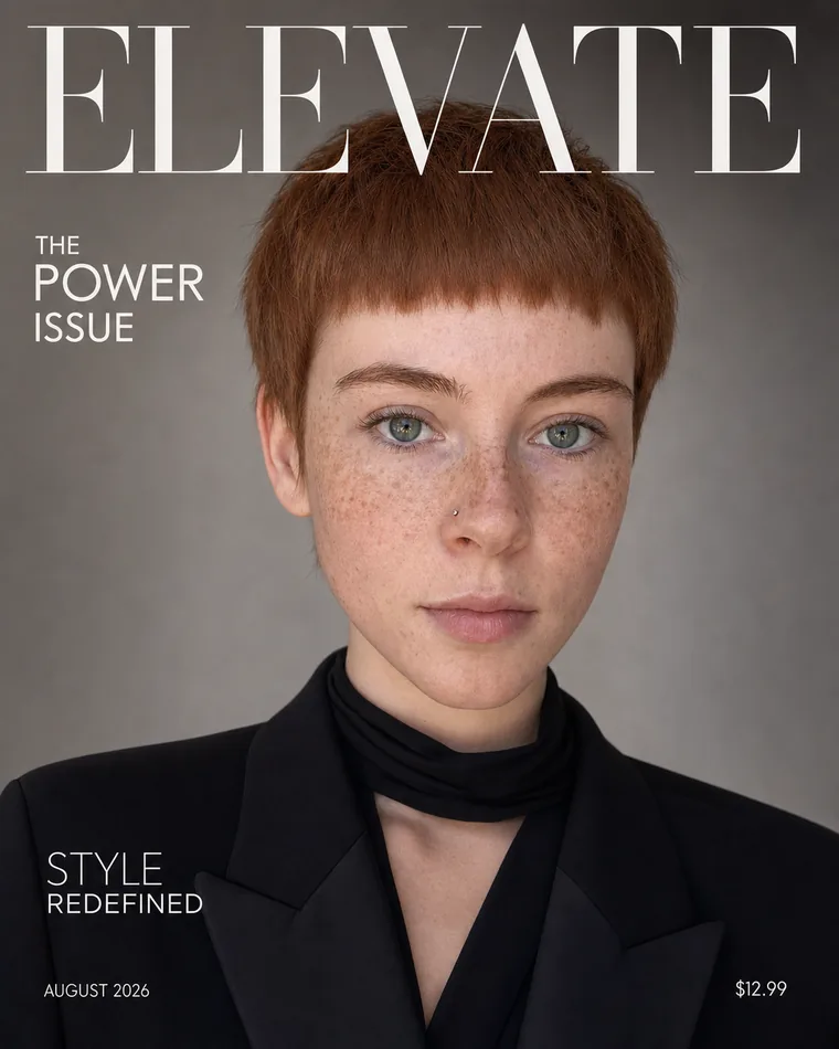 ELEVATE output for synthetic case 03, scored 10 out of 10 for identity preservation
