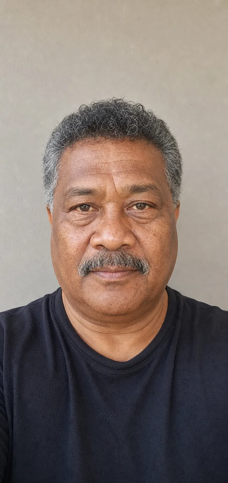 Synthetic source portrait for case 13, a 61-year-old Pacific Islander man